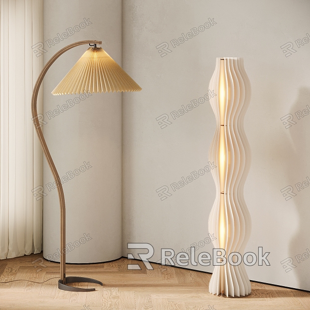 Cream Wind Floor Lamp Lamps Antique Cream Wind Silent model