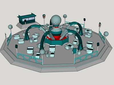 Children's amusement facilities model