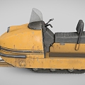 Snowmobile Snowmobile Motorcycle Yacht 3d model