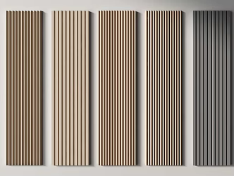 Modern wall panel 3d model