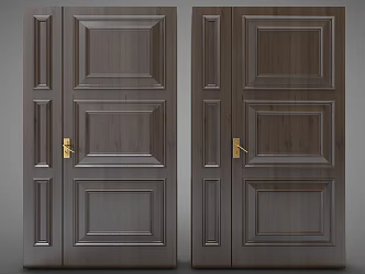 Modern child-mother door gate 3d model