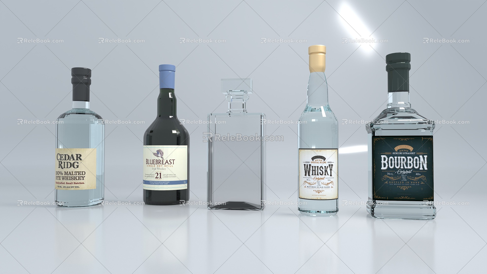 Wine Bottle 3d model