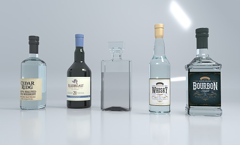 Wine Bottle 3d model