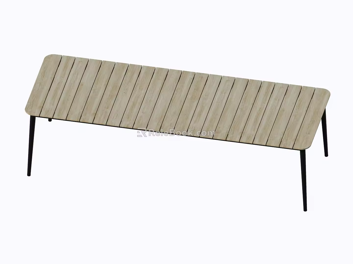 Modern Outdoor Patio Garden Terrace Dining Table Long Table Square Table Teak Table 3d model