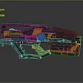 Futuristic Sci Fi Weapon With Black And Orange Mechanical Design And Grip Details