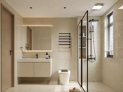 Modern toilet 3d model