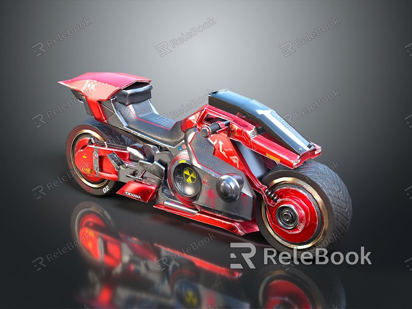 Motorcycle Two-wheeled Motorcycle Cross-country Motorcycle Road Race Motorcycle Motor Vehicle Transport model