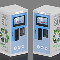 Automatic water vending machine Direct drinking water water vending machine Self-service water vending machine Barreled water vending machine 3d model