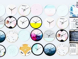 Modern Clock 3d model