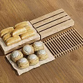 Bread display rack 3d model