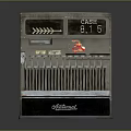 Vintage Cash Register With Display Screen Numeric Keys And Cash Drawer