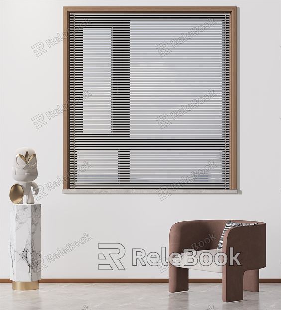 Modern venetian blinds model