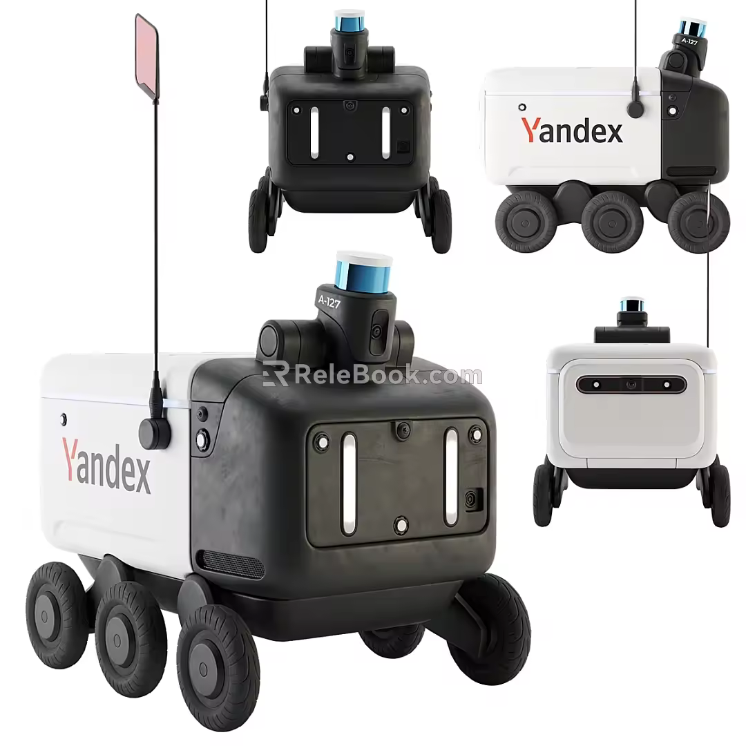 Modern Robot Rover 3d model