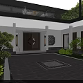 Luxurious Detached Villa With Landscaped Garden Outdoor Terrace And Tree Surrounded Greenery