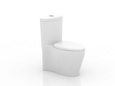 Modern toilet seat 3d model