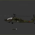 Advanced Military Helicopter With Camouflage Paint Rotors Cockpit And Missiles In 3D Rendering