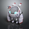 Robot Assistant Small Robot Butler 3d model