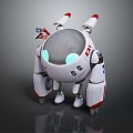 Robot Robot Assistant Small Robot Robot Butler 3d model