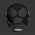 Modern Gray Protective Helmet With Sleek Design And Transparent Visor