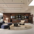 Modern Upscale Menswear Clothing Store With Bright Shopping Space Comfortable Lounge And Neat Clothing Displays