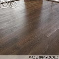 Elegant Dark Brown Wooden Floor With Natural Grain And Smooth Surface For Home Interior