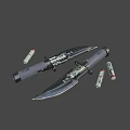 Cyberpunk Knife 3d model