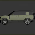 Modern Light Green SUV with Black Roof and Silver Alloy Wheels Design