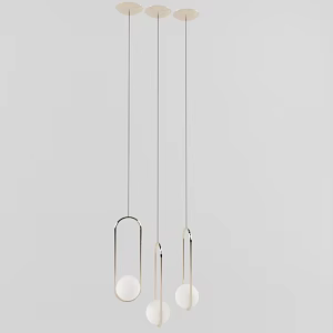 Chandelier decorative chandelier art chandelier combination 3d model