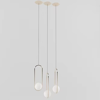 Chandelier decorative chandelier art chandelier combination 3d model