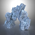 Artistic Wooden Stone Sculpture With Textured Surface And Natural Design Elements