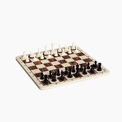 modern chess 3d model