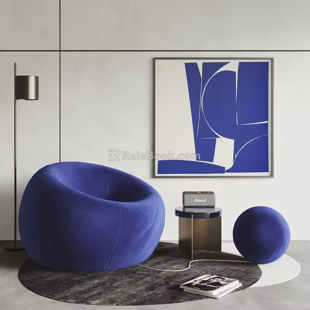 Modern Lazy Sofa 3d model