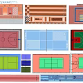 Soccer Field Design Layouts With Various Dimensions And Standard Field Markings
