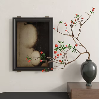 New Chinese Decorative Painting 3d model