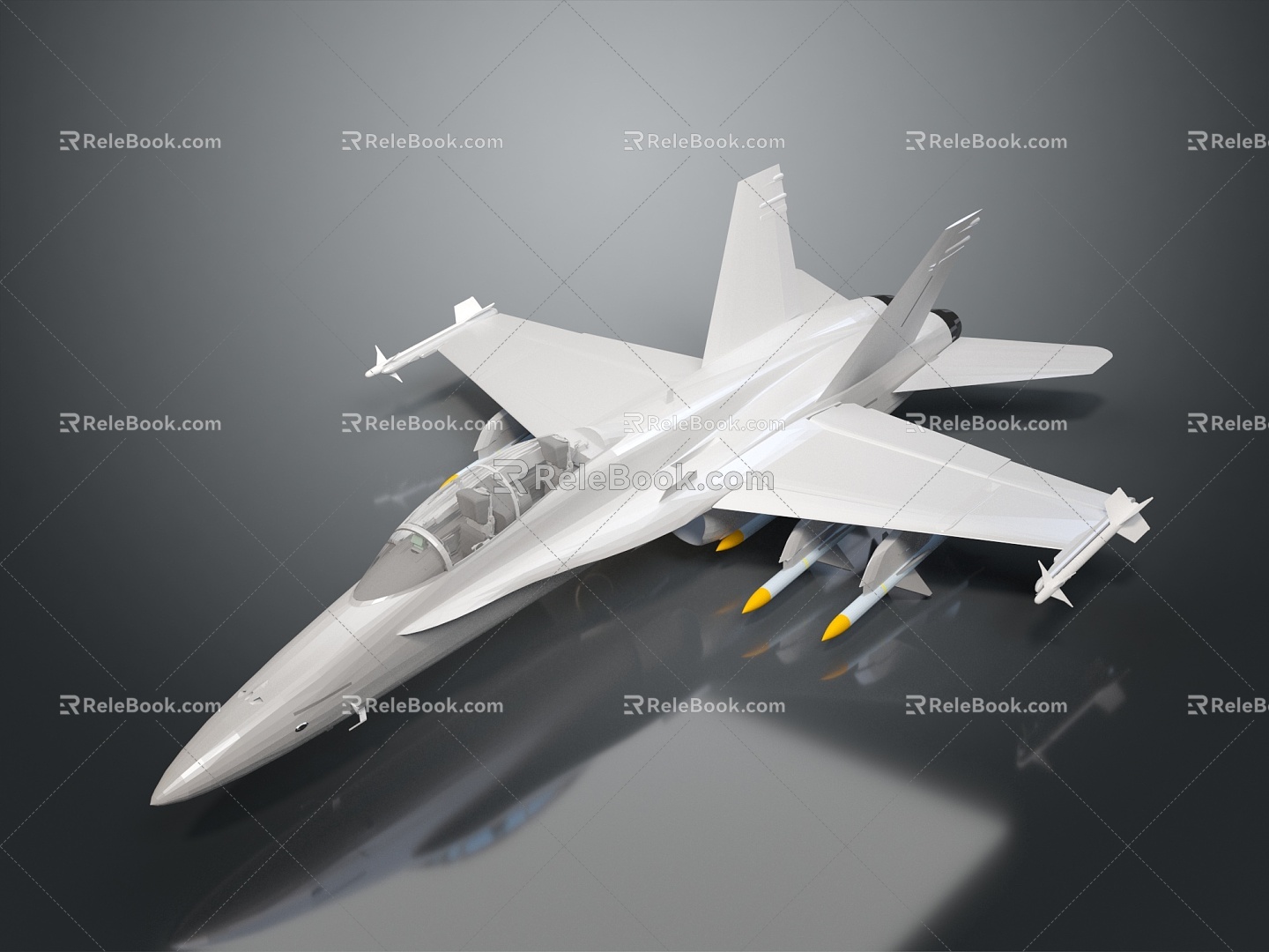 Modern Fighter Fighter Next Generation Aircraft 3d model