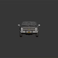 Classic Gray Chevrolet Pickup Truck With Single Cab And Bed