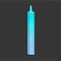 Sleek Blue Cylindrical Household Item For Daily Use With Smooth Modern Design
