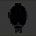 Black Military Tactical Helmet With Mounted Night Vision Goggles And Adjustable Straps
