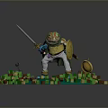 Frog Poison Frog Game Frog Reptile Cold Blooded Animal Reptile 3d model