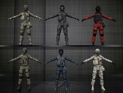 Modern Man Soldier Soldier Special Forces 3d model