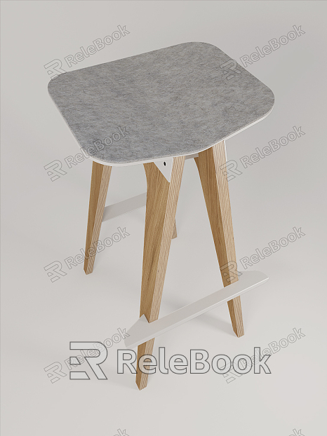 Nordic Bar Stool High Stool model