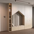 Modern Wooden Wardrobe Interior Design With Storage Drawers Shelves And Bench