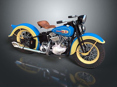 INDUSTRIAL LOFT MOTORCYCLE 3d model