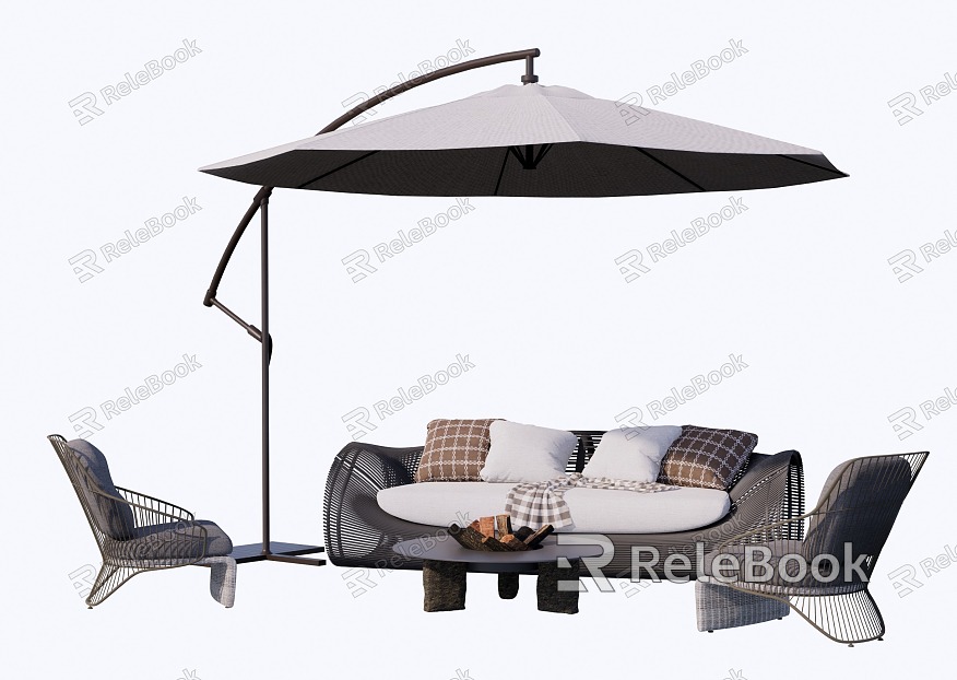 Landscape Outdoor Seat Parasol model