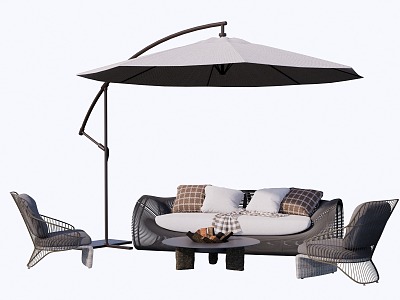 Landscape Outdoor Seat Parasol model