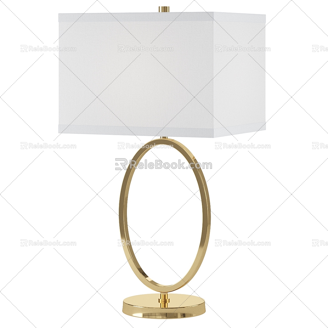 Table lamp lamp lamp lamp lamp floor lamp electric light electrical appliances simple 3d model