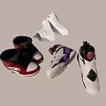 Stylish High Top Athletic Sneakers In Various Colors And Modern Design Features