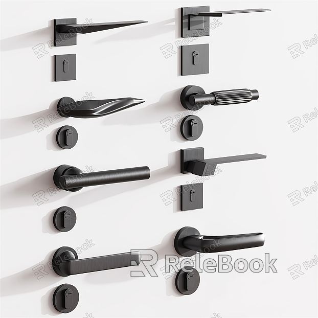 Modern door handle door handle single open door handle door handle combination model