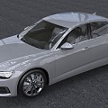 Hyundai Audi A6L Car Luxury Sedan 3d model