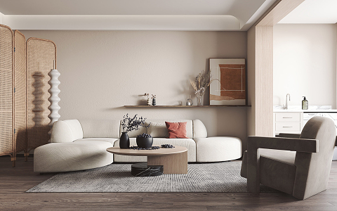 The Silent Living Room 3d model